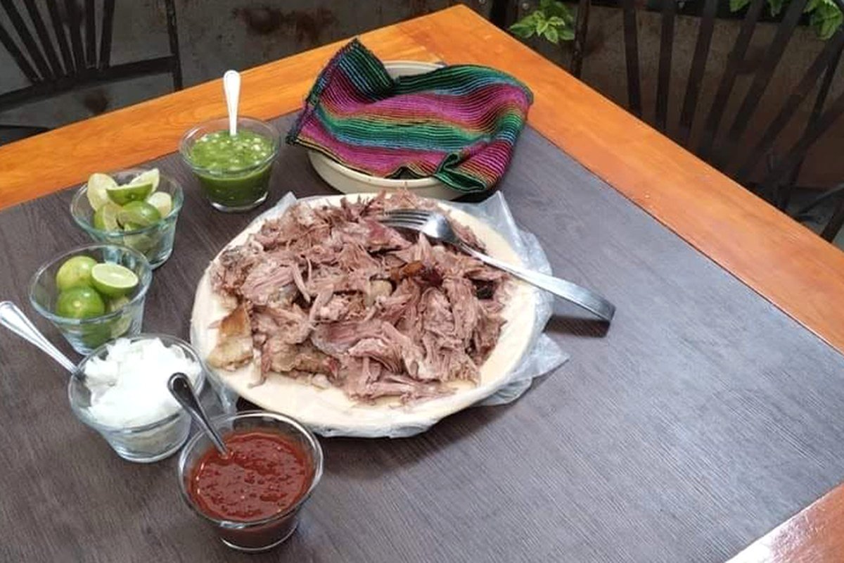 Platillo servido en El Olivo Comedor Jardín
